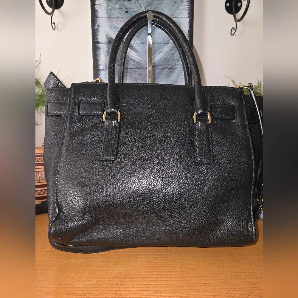 MICHAEL Michael‎ Kors Black Medium Bag Satchel Purse Handbag Tote